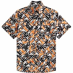 Burberry men’s short sleeve button down shirt